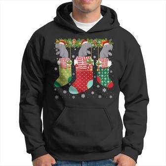 Three Mana In Socks Ugly Christmas Sweater Party Hoodie - Monsterry UK