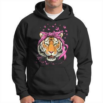 Tiger Breast Cancer Awareness Breast Cancer Survivors Hoodie | Mazezy