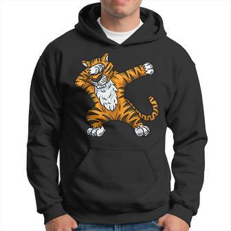 Tiger Dabbing Tiger Animal Tiger Lover Tiger Hoodie - Seseable