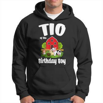 Tio Of The Birthday Boy Farm Animal Bday Party Celebration Hoodie | Mazezy UK