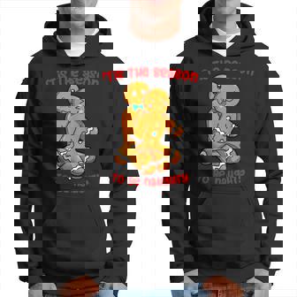 Tis The Season Christmas Gingerbread Couple Naughty Xmas Hoodie - Thegiftio