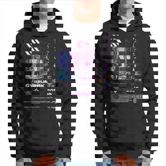 Tokyo Cyberpunk 2099 Urban Cityscape Aesthetic Hoodie - Thegiftio