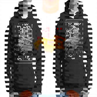 Tokyo Route Drag Racing Japanese Import Car Funny Car Guy Racing Funny Gifts Hoodie | Mazezy