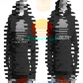 Toledo Bend Louisiana Retro Sunset Hoodie | Mazezy