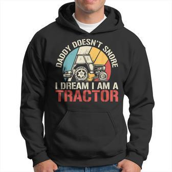 Tractor Dad Fathers Day Funny Farm Farming Farmer Papa Gift For Mens Hoodie | Mazezy