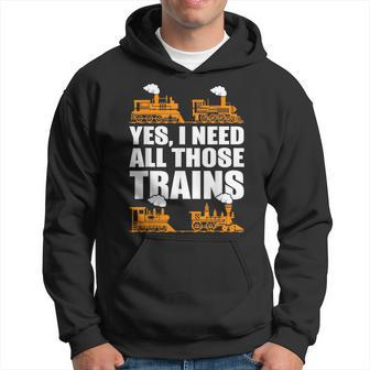 Train Collector Funny Model Train Hoodie | Mazezy