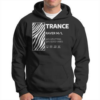 Trance Music Dance Music Techno Tech House Hard Trance Hoodie | Mazezy