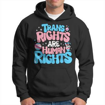 Trans Rights Are Human Rights Lgbtq Pride Transgender Hoodie | Mazezy
