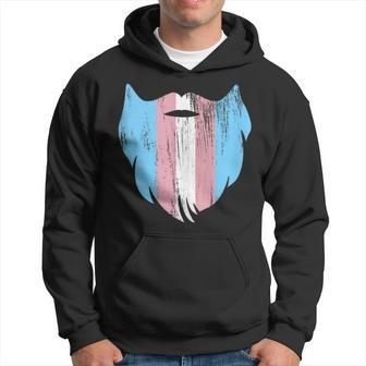 Transgender Beard Pride Flag Outfit Lgbt Trans Gift Lgbqt Hoodie | Mazezy