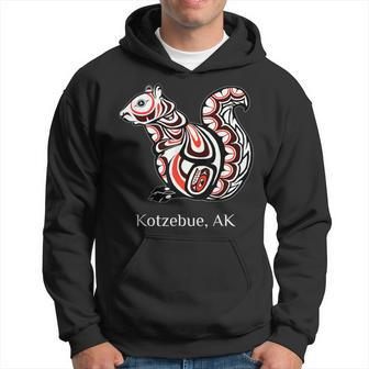 Tribal Squirrel Kotzebue Alaska Pnw Native American Indian Hoodie | Mazezy