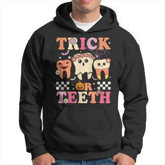 Trick Or Th Dental Treat Dentist Assistant Halloween Hoodie - Monsterry