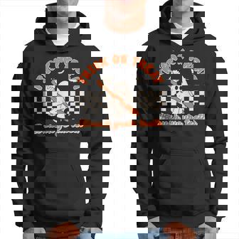 Trick Or Treat Brush Your Th Spooky Dentist Halloween Hoodie | Mazezy