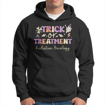 Trick Or Treatment Halloween Radiation Oncology Rad Therapy Hoodie