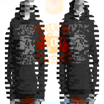 Truck Or Treat Funny Halloween Monster Truck Costume Idea Halloween Funny Gifts Hoodie | Mazezy