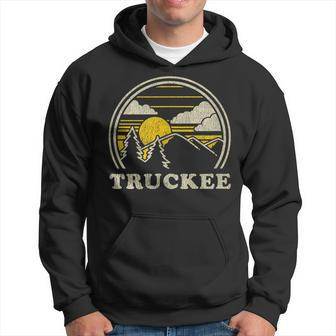 Truckee California Ca T Vintage Hiking Mountains Hoodie | Mazezy