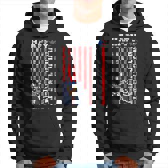 Trump Indictment Happy Indictment Day Usa Flag Funny Hoodie | Mazezy