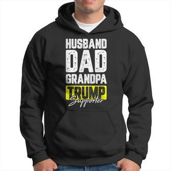 Trump Supporter Husband Dad Grandpa Cool Republican Gifts Hoodie | Mazezy
