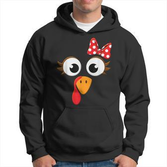 Turkey Face Thanksgiving Day Family Matching Costume Thanksgiving Hoodie | Mazezy