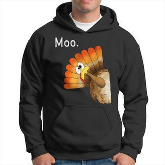 Turkey Moo Thanksgiving Hoodie - Monsterry