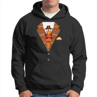 Turkey Tuxedo Costume Thanksgiving Boys Hoodie - Thegiftio UK