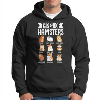 Types Of Hamsters Cute Syrian Breed Funny Rodents Hoodie | Mazezy CA