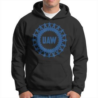 Uaw Strike Red United Auto Workers Picket Sign Hoodie - Thegiftio