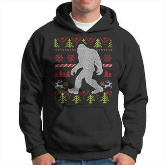 Ugly Christmas Sweater Short Sleeve Bigfoot I Believe Hoodie - Monsterry UK