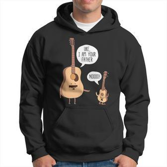 Uke Im Your Father Funny Ukulele Guitar Music Fathers Day Hoodie - Monsterry