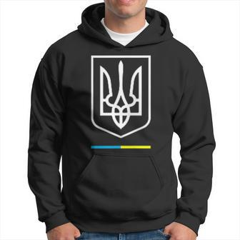 Ukrainian Tryzub Symbol Ukraine Trident Hoodie | Mazezy CA
