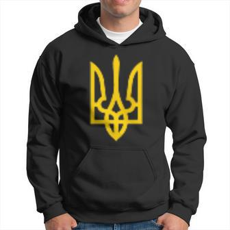 Ukrainian Tryzub Symbol Ukraine Trident Hoodie | Mazezy