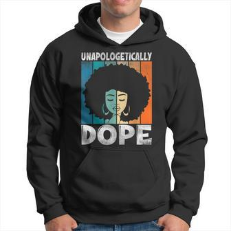 Unapologetically Dope Afro Diva Black History Honor & Pride Hoodie | Mazezy