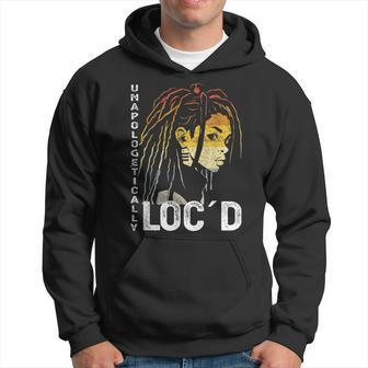 Unapologetically Locd Black Queen Melanin Locd Hair Hoodie | Mazezy