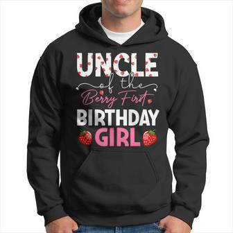 Uncle Of The Berry First Birthday Sweet Strawberry Hoodie - Seseable