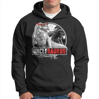 Unclesaurus T Rex Dinosaur Uncle Saurus Matching Hoodie | Mazezy