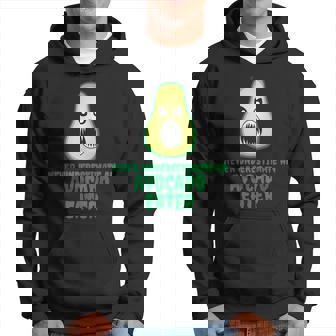 Never Underestimate A Avocado Eater Scary Horror Hoodie - Thegiftio UK