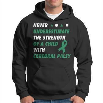 Never Underestimate A Child With Cerebral Palsy Hoodie - Seseable