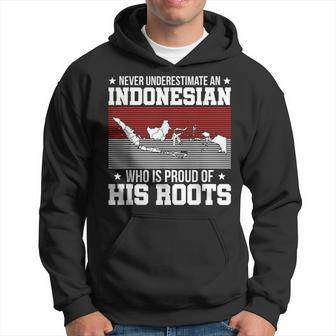 Never Underestimate An Indonesian Who Is Proud Hoodie - Monsterry CA