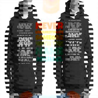 Never Underestimate Michael Funny Name Michael Hoodie | Mazezy