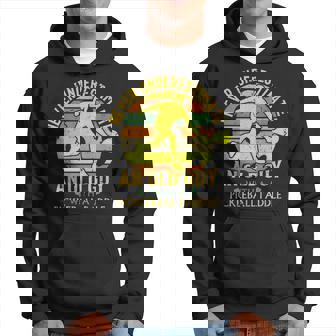 Never Underestimate An Old Guy With Pickleball Paddle Hoodie | Mazezy
