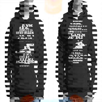 Never Underestimate An Old Man Who Play Billiards Hoodie - Thegiftio