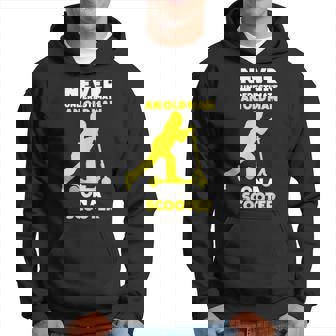 Never Underestimate Old Man Scooter E-Scooter Electric Hoodie | Mazezy