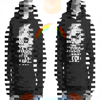 Unicorns Are Born In June Birthday Gift Hoodie | Mazezy