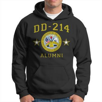 Us Army Veteran Dd214 Alumni Gift Proud Dd214 Insignia Hoodie | Mazezy