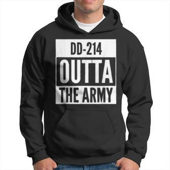 Us Army Veteran Dd214 Straight Outta Dd214 Military Gift Hoodie | Mazezy