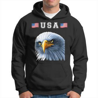 Usa 4Th Of July Patriotic Eagle American Flag Funny Graphic Patriotic Funny Gifts Hoodie | Mazezy