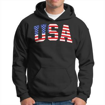 Usa Flag American Flag United States Of America 4Th Of July Usa Funny Gifts Hoodie