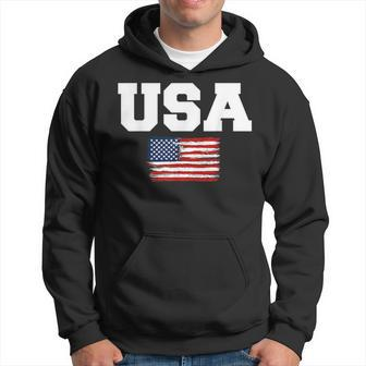 Usa Flag Patriotic 4Th Of July America Day Of Independence Hoodie - Thegiftio UK