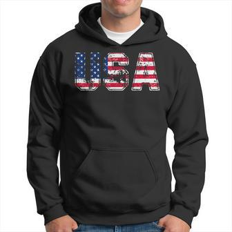 Usa Flag Patriotic 4Th Of July America Day Of Independence Hoodie - Monsterry DE