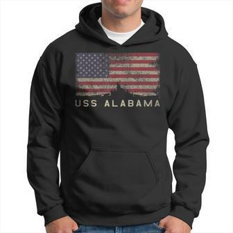 Uss Alabama Bb60 Battleship Gift Usa Flag Hoodie | Mazezy AU