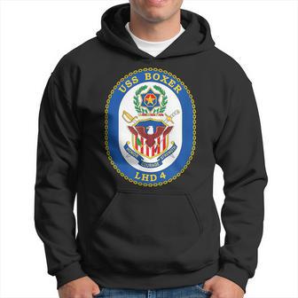 Uss Boxer Lhd4 Hoodie - Thegiftio UK
